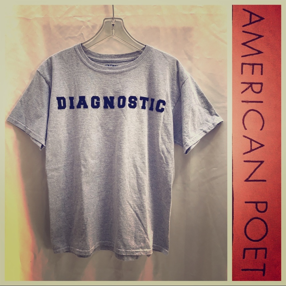 “DIAGNOSTIC” Gray T-SHIRT (As seen on Ted Bundy)